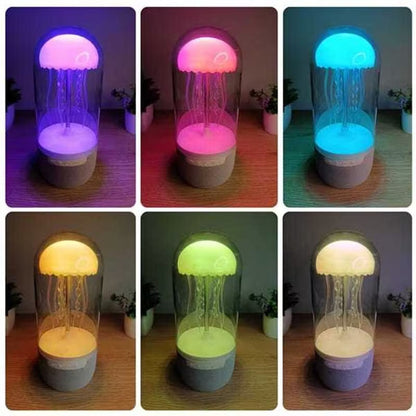 3 In 1 Creative Colorful Jellyfish Lamp Bluetooth Speaker Ellyfish Speaker With Lights For Home Office