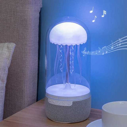 3 In 1 Creative Colorful Jellyfish Lamp Bluetooth Speaker Ellyfish Speaker With Lights For Home Office